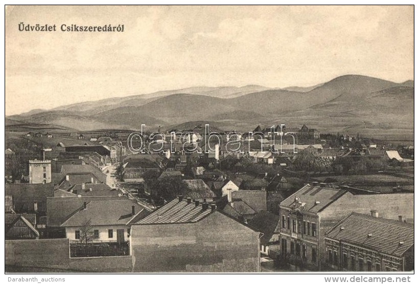 ** T2/T3 Csíkszereda, Miercurea Ciuc; Látkép, Kiadja Szvoboda Miklós / General View... - Non Classés