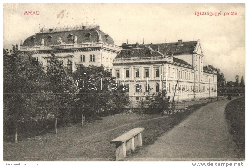 * T2/T3 Arad, Igazságügyi Palota / Palace Of Justice, Court (EK) - Non Classés