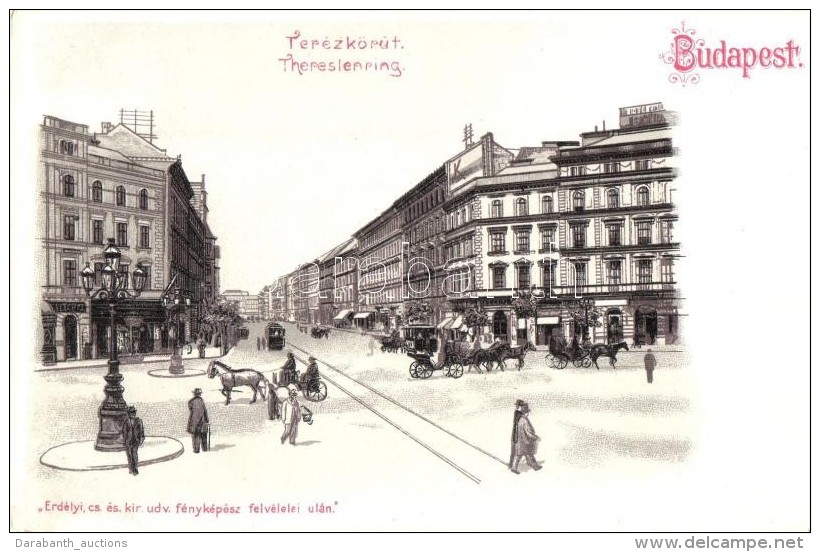 ** T1/T2 Budapest VI. Teréz Körút, Litho - Non Classés