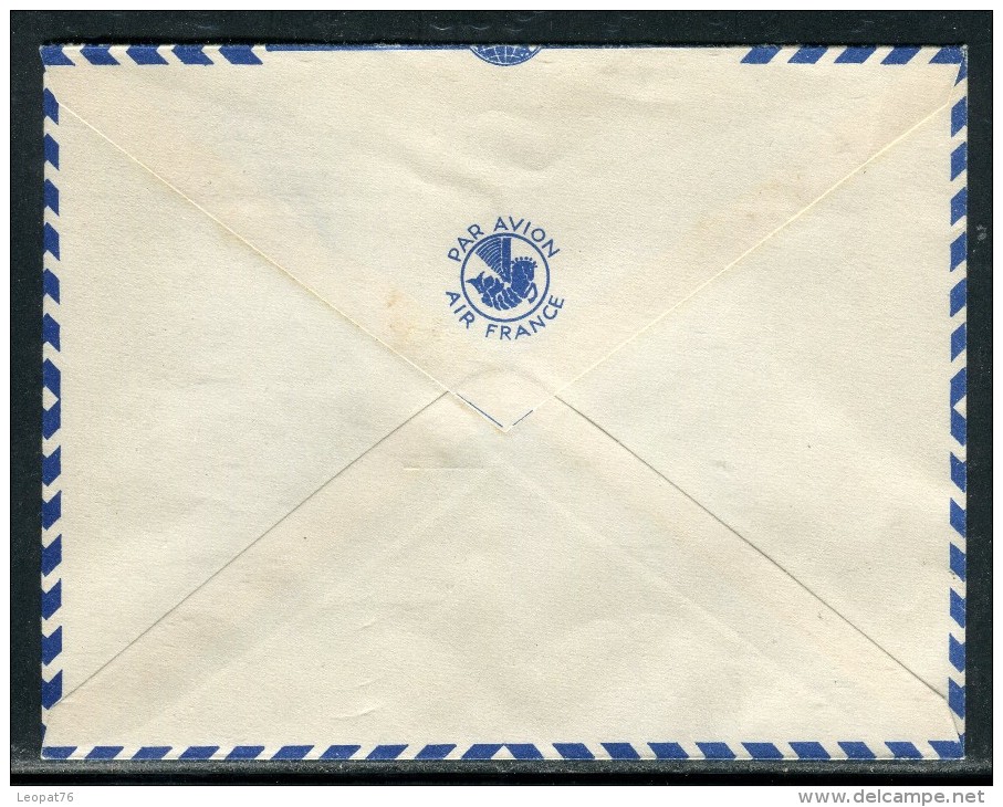 France / Algérie - Enveloppe  1er Vol Bone /Paris En 1947   Réf O 158 - Storia Postale