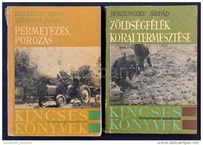 Vegyes Kertészeti Könyvek A Kincses Könyvek Sorozatból, 2 Db: 
Jeszenszky... - Sin Clasificación
