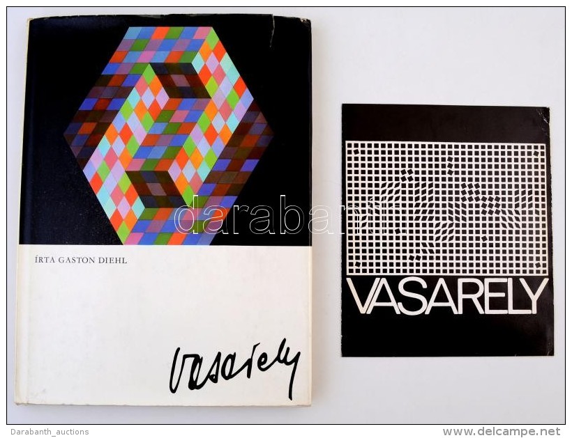 Diehl, Gaston: Vasarely. Bp., 1973, Corvina. Vászonkötésben, Papír... - Non Classés