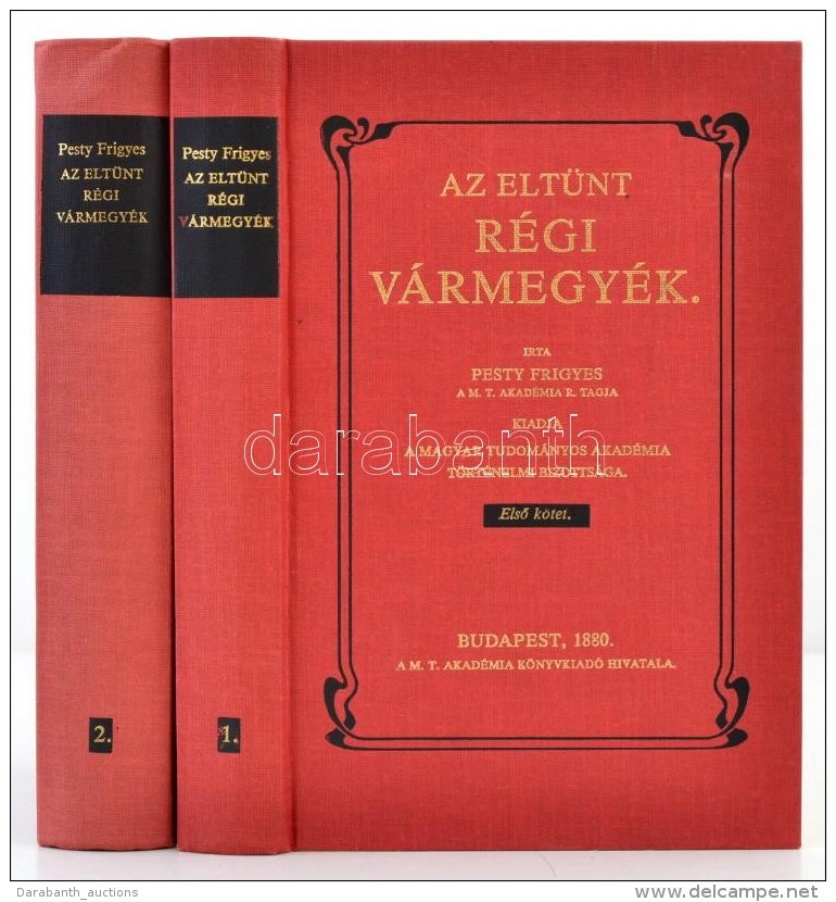 Pesty Frigyes: Az Eltünt Régi Vármegyék I-II. Bp., 1988, Állami... - Non Classés