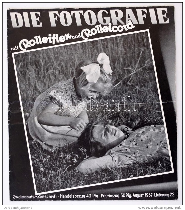 1937 Die Fotografie Mit Rolleiflex Und Rolleicord, Braunschweig, Köhler&amp;Lippmann, Német Nyelven,... - Non Classés