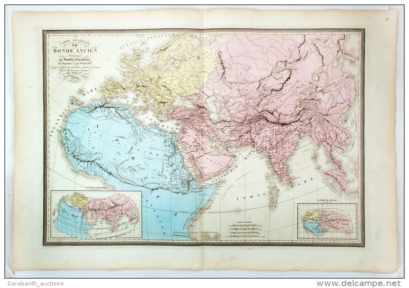 1861 E. Andriveau-Goujon: A Régi Világ Térképe. NagyméretÅ±... - Autres & Non Classés
