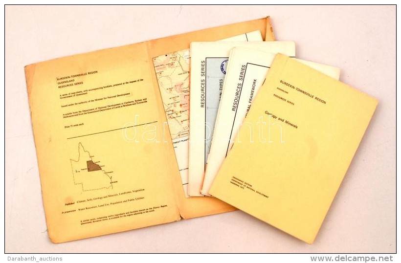 Burdekin-Townsville Region, Queensland. Geology And Minerals. Canberra, 1972, Geographic Section Of The Deparment... - Autres & Non Classés