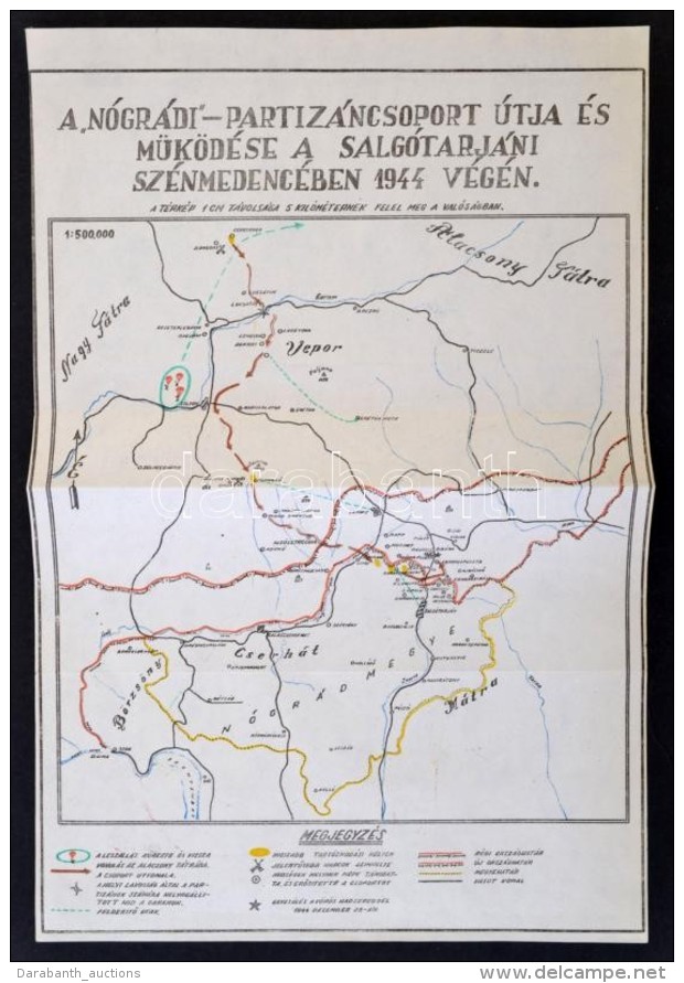 A 'Nógrádi'-partizáncsoport útja és MÅ±ködése A... - Sonstige & Ohne Zuordnung