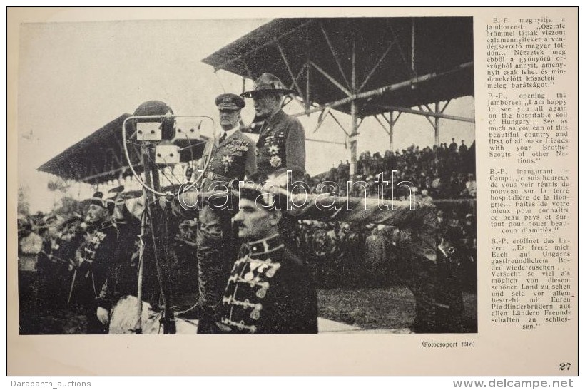 1933 Jamboree Album, Budapest-GödöllÅ‘ 1933. Szerk.: Radványi Kálmán. Bp., 1933, IV.... - Scoutisme