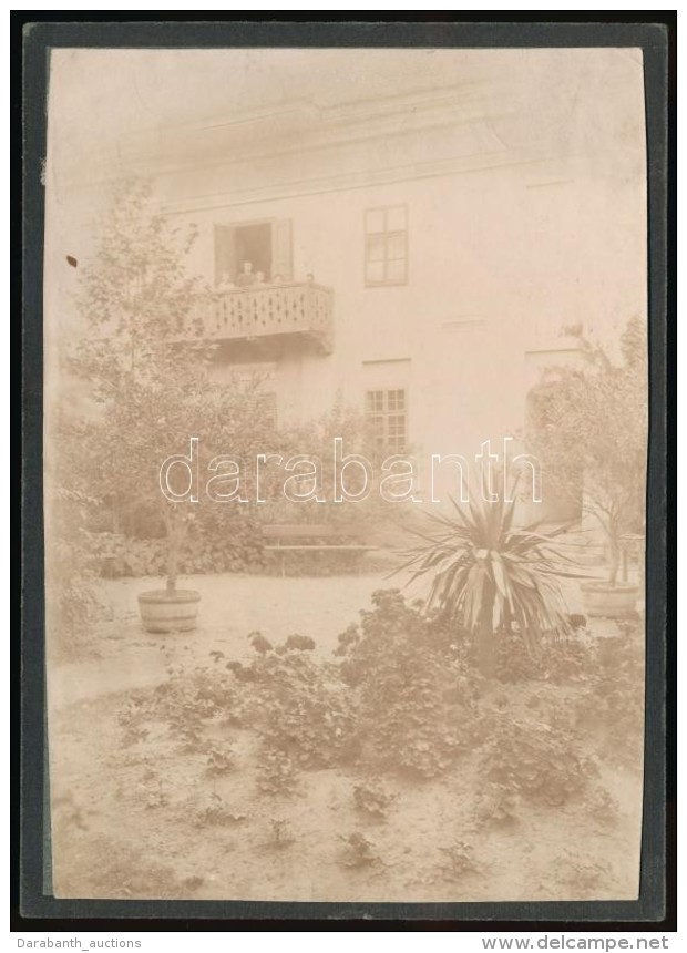 Cca 1910 Nagylóc, A Pekácsy Kastély. Keményhátú Fotó 13x18 Cm - Autres & Non Classés