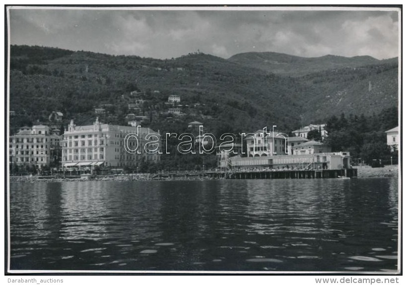 1947 Grand Hotel Opatija (Abbázia), 8,5&times;12,5 Cm - Autres & Non Classés