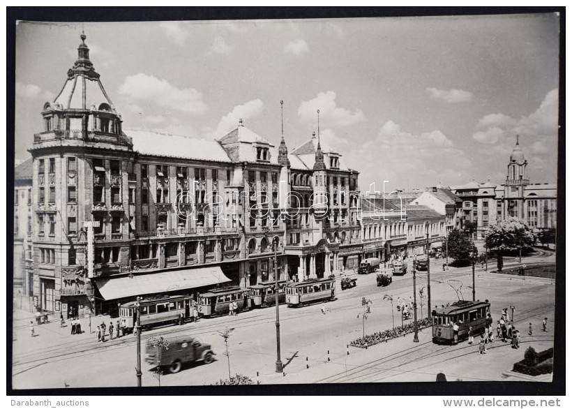 Cca 1960 Képeslap Gyártáshoz Készült Próba Fotó. Debrecen... - Autres & Non Classés