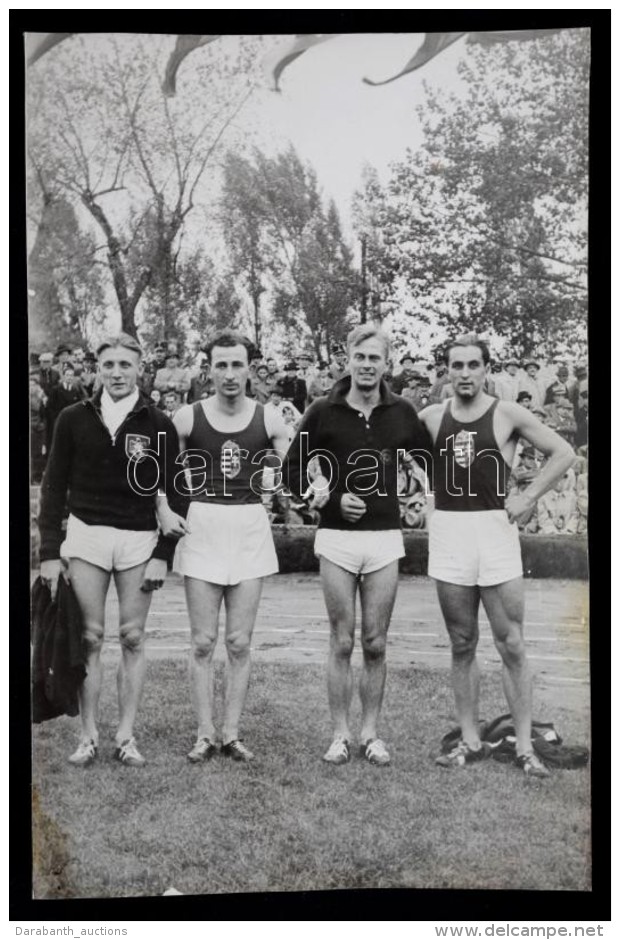 1940 Német-magyar Atlétikai Verseny, Rudolf Harbig, Polgár JenÅ‘, Lerons, Góby... - Autres & Non Classés