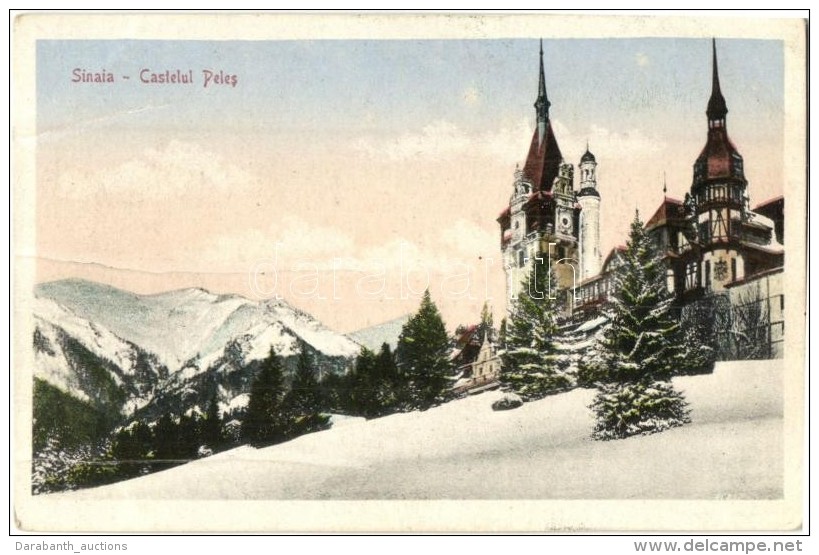 * T3 Sinaia, Castelul Peles / Castle, In Winter (fa) - Non Classés