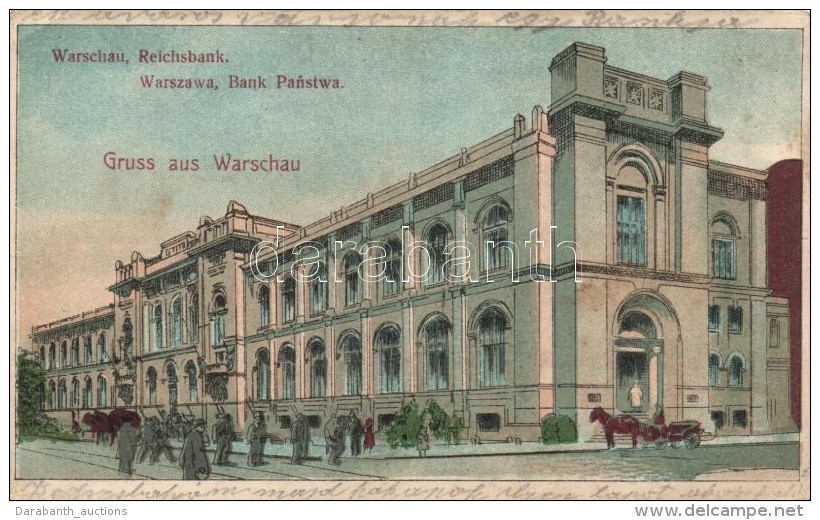 T2/T3 Warsaw, Warszawa; Reichsbank, Litho (EK) - Non Classés