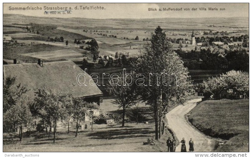 * T1/T2 Ulicko, Swieradów-Zdrój / Strassberg An Der Tafelfichte, Meffersdorf; Blick Von Der Villa... - Sin Clasificación