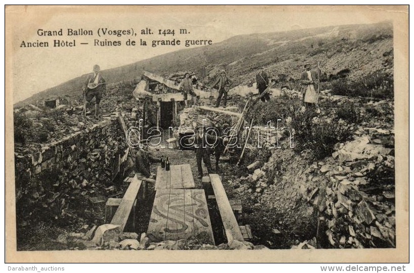 * T2 Vosges, Grand Ballon. Ancien Hotel, Ruines De La Grande Guerre / Remains Of The World War - Non Classés