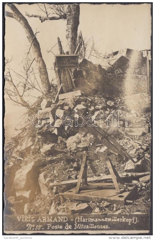 T2 Hartmannswillerkopf, Vieil-Armand; Poste De Mitrailleuses / WWI Machine Gun Station - Non Classés