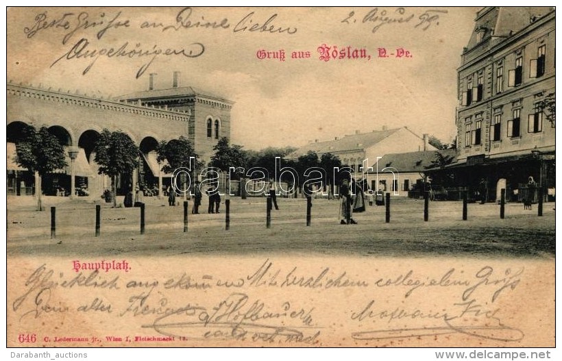 T2/T3 1899 Vöslau, Hauptplatz / Main Square - Non Classés