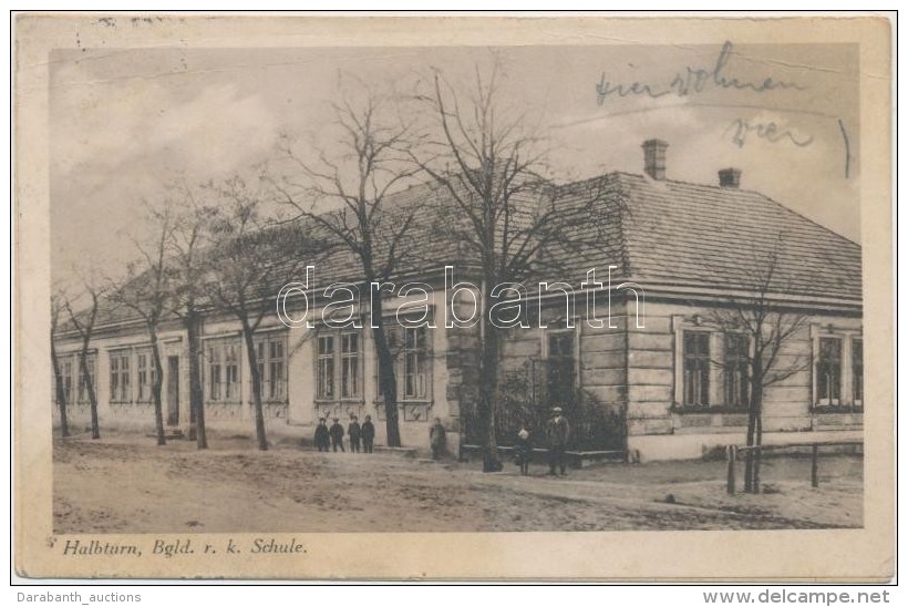 T4 Féltorony, Halbturn; R. K. Schule / Catholic School, Verlag E. Heiling (r) - Non Classés