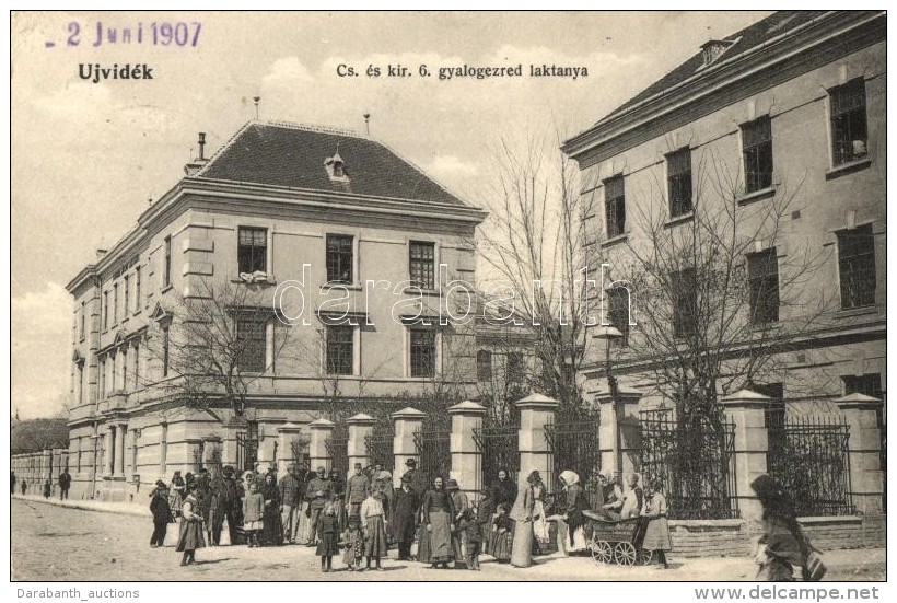 * T2/T3 Újvidék, Novi Sad; Cs. és Kir. 6. Gyalogezred Laktanya / Infantry Barracks  (EK) - Non Classés