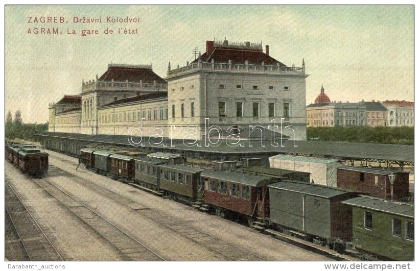T2 Zagreb, Kolodvor / Railway Station, Train - Non Classés