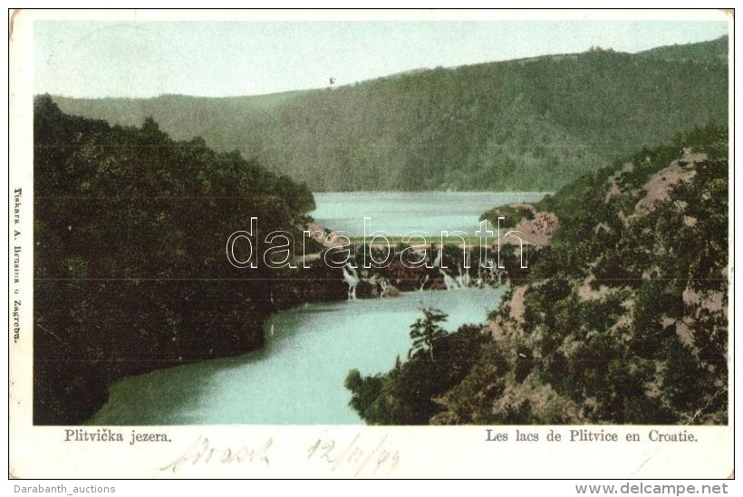 T2/T3 1899 Plitvicka Jezera / Plitvicei Tavak / Plitvice Lakes (EK) - Non Classés