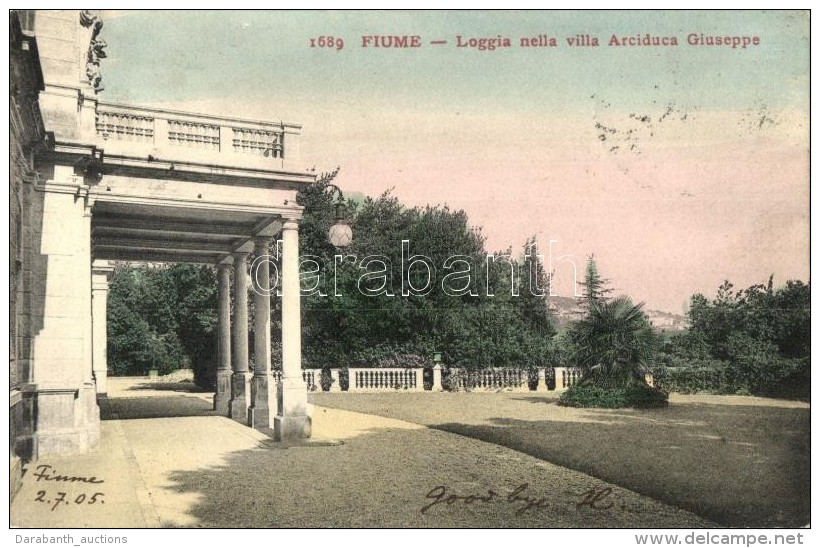 T2/T3 Fiume, Loggia Nella Villa Arciduca Giuseppe / Villa (EK) - Non Classés