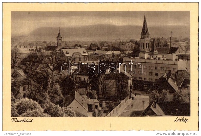 ** T1/T2 Munkács, Munkacheve; Látkép / General View - Non Classés