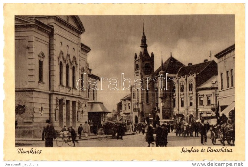 ** T2 Munkács, Munkacheve; Színház és Városháza, Autóbusz /... - Non Classés