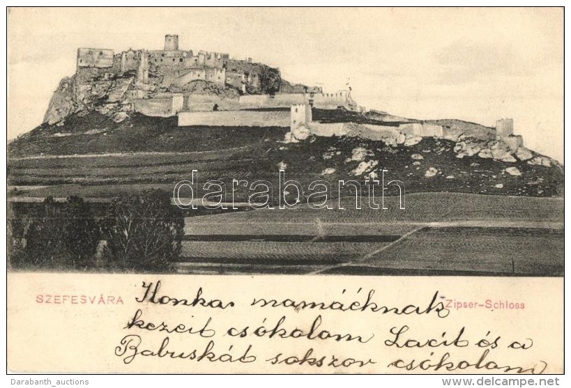 T2 Szepesvára, Spissky Hrad, Zipser-Schloss; Vár / Castle - Non Classés