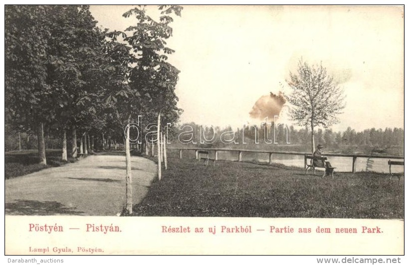 T2 Pöstyén, Piestany; Részlet Az Új Parkból  / New Park - Non Classés