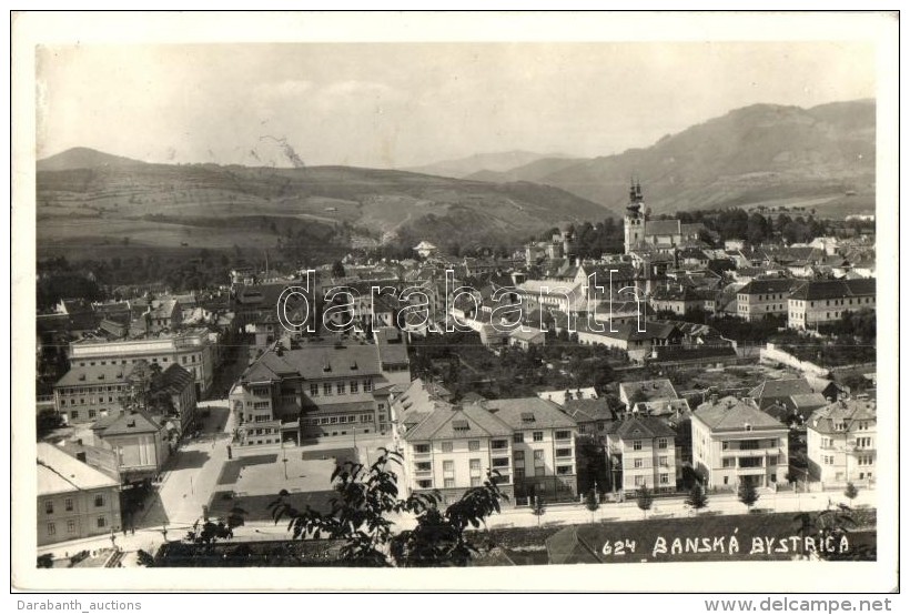 * T3 Besztercebánya, Banska Bystrica; Látkép / General View (fa) - Sin Clasificación