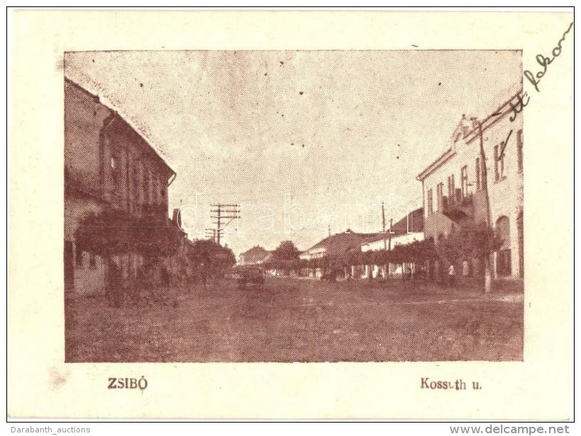 T2/T3 Zsibó, Jibou; Kossuth Utca / Street (EK) - Non Classés