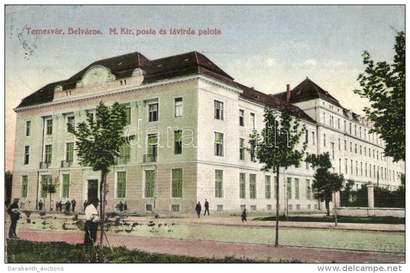 T2/T3 Temesvár, Timisoara; M. Kir. Posta és Távírda Palota / Post And Telegraph Palace... - Non Classés