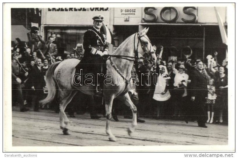 T2 1940 Nagyvárad, Oradea; Bevonulás, Horthy Miklós Lovon / Entry Of The Hungarian Troops,... - Non Classés