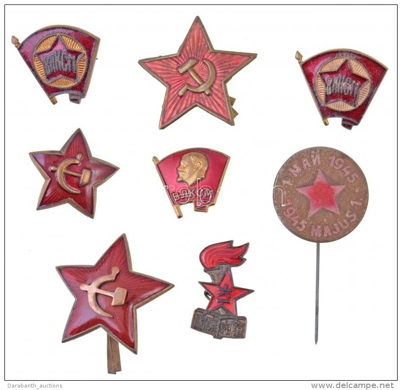 8db-os Vegyes Szovjet Jelvény és KitÅ±zÅ‘ Tétel T:2
8pcs Of Various Soviet Badges And Pins... - Non Classés