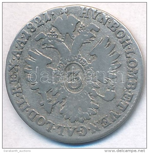 Ausztria 1821A 3kr Ag 'I. Ferenc' (1,37g) T:3
Austria 1821A 3 Kreuzer Ag 'Franz I' (1,37g) C:F - Non Classés