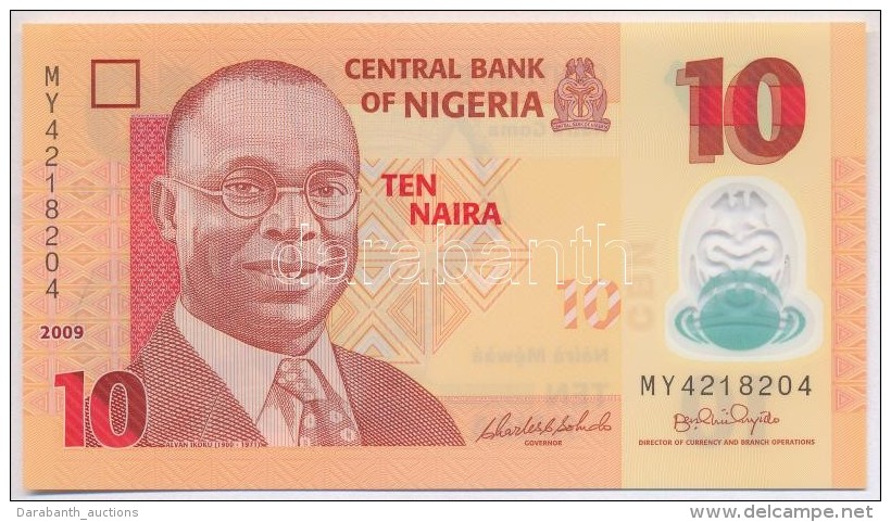 Nigéria 2009. 10N T:I
Nigeria 2009. 10 Naira C:UNC - Non Classés