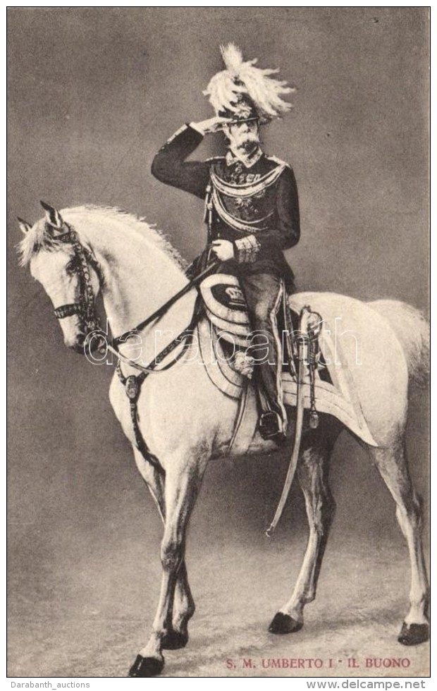 ** T1 S. M. Umberto I / King Of Italy, Commemorative Postcard - Non Classés