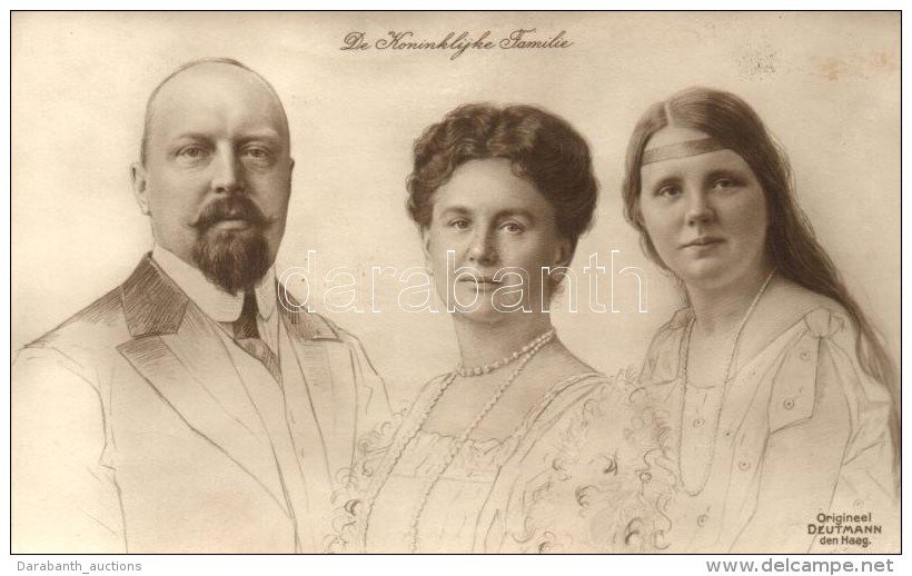 * T2 De Koniglijke Familie / Wilhelmina Of The Netherlands With Family - Sin Clasificación