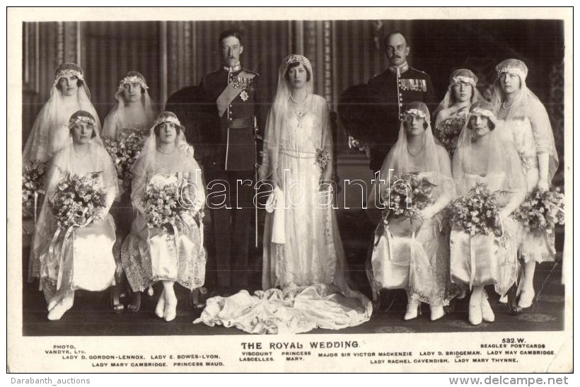 T3 British Royal Wedding, Viscount Lascelles, Princess Mary (EB) - Non Classés