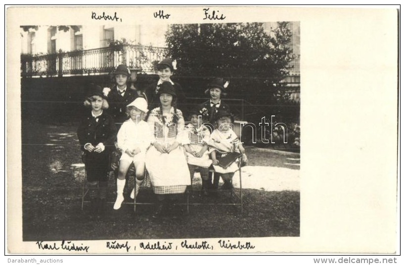 * T2 IV. Károly és Zita Gyermekei / Children Of Karl I. And Zita, Photo - Non Classés