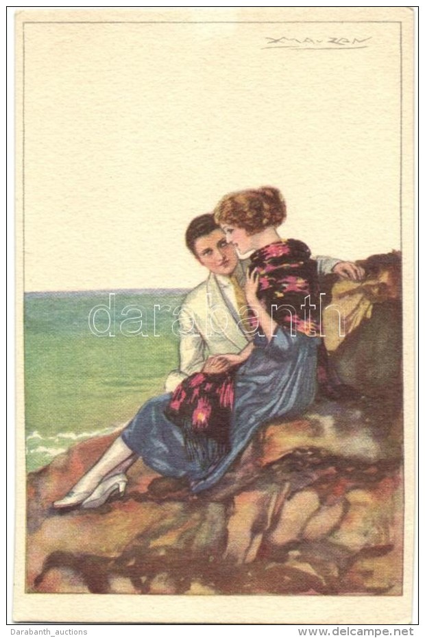 * T1/T2 Italian Art Deco Postcard, Anna &amp; Gasparini 498-3 S: Mauzan - Non Classés