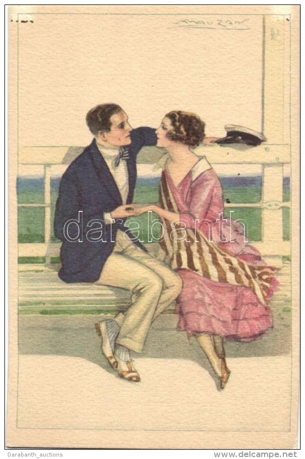 * T1/T2 Italian Art Deco Postcard, Anna &amp; Gasparini 498-4 S: Mauzan - Non Classés