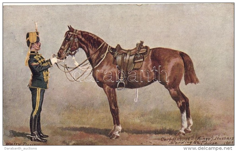 ** T2 Hussar With His Horse, Published By Stewart &amp; Woolf No. 437. S: Harry Payne - Non Classés