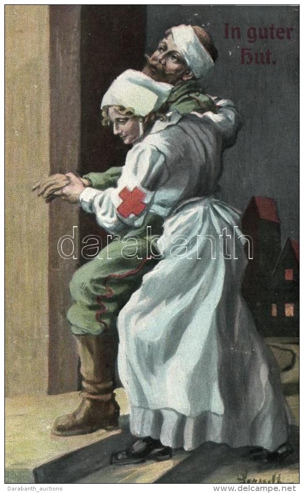 T2 In Guter Hut / WWI, K.u.K. Red Cross Propaganda, Artist Signed - Non Classés