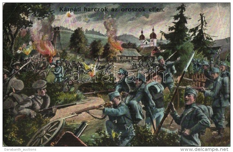 T4 Kárpáti Harcok Az Oroszok Ellen / WWI K.u.K. Military In The Carpathians, Russians (b) - Non Classés