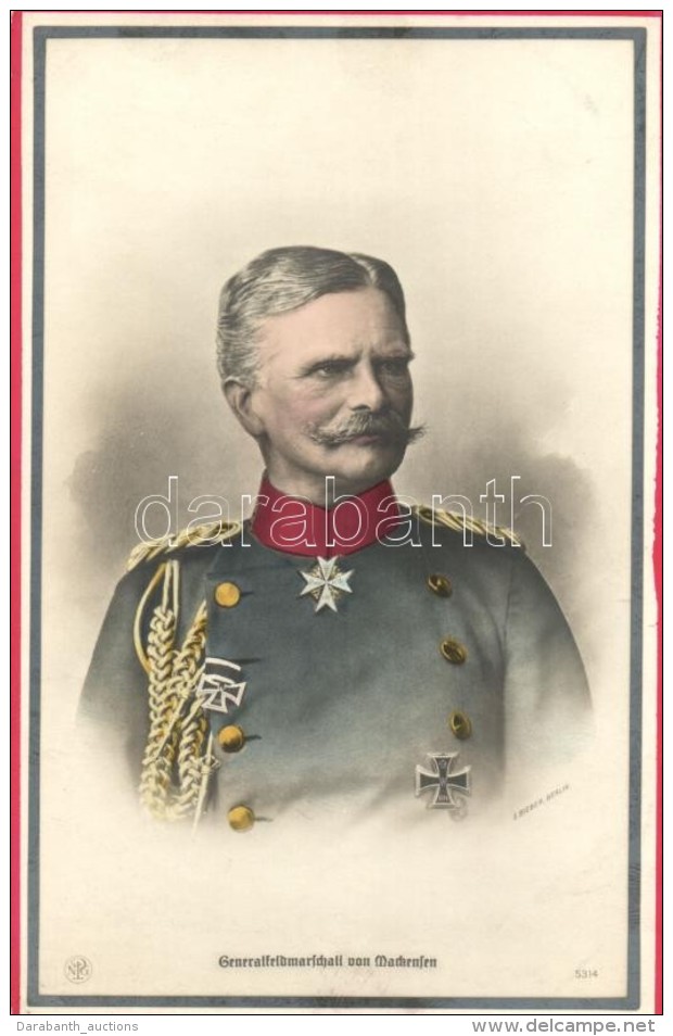 ** T1/T2 Generalfeldmarschall Von Mackensen; E. Bieber Photo - Non Classés