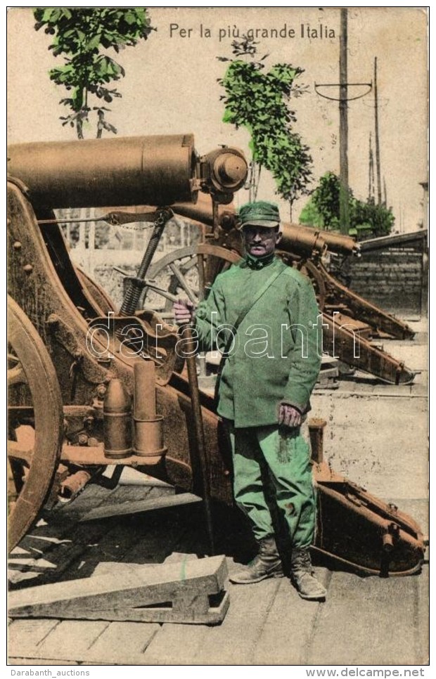 T2 Per La Piú Grande Italia / Military WWI Italian Cannon - Non Classés