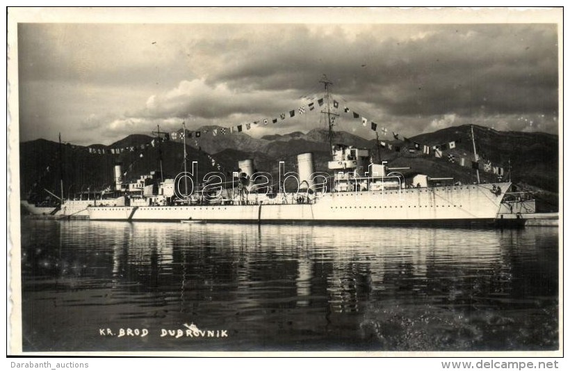 ** T2 Kr. Brod Dubrovnik / Yugoslav Destroyer Dubrovnik, Foto-Atelje L. Cirigovic Photo - Non Classés